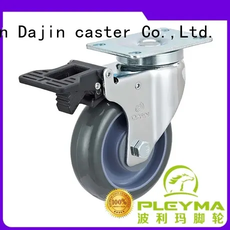 5 inch swivel caster with brake brake fro rack Dajin caster 1