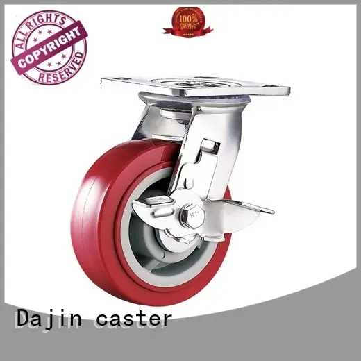 Dajin caster smooth-rolling heavy duty rollers wheels truck for car 1