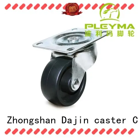 light polyurethane caster wheel metal for car Dajin caster 1