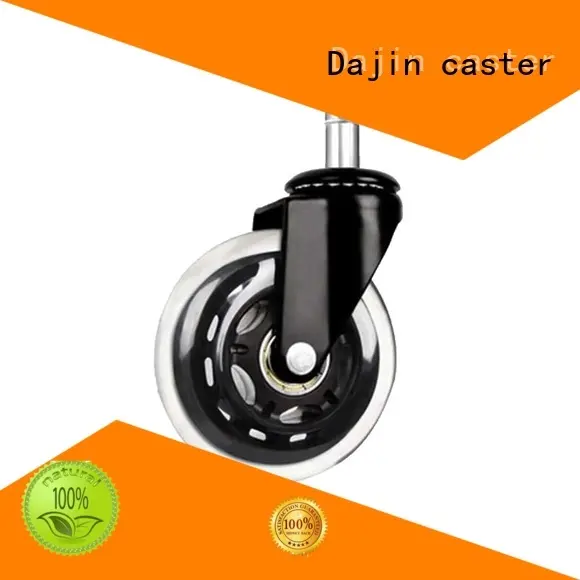 Dajin caster transparent 76mm rollerblade wheels pu for wholesale 1