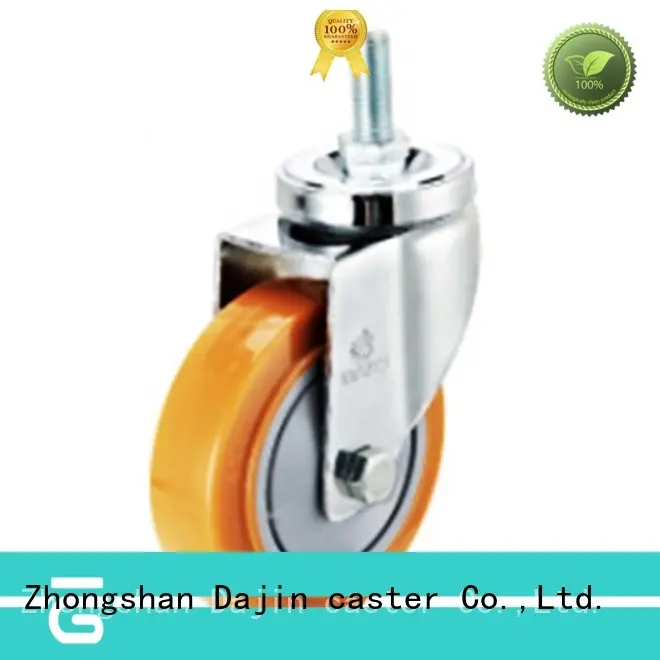 Dajin caster light duty 4 inch swivel caster wheels stem for dollies 1