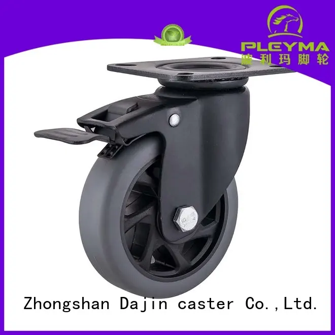 hot-sale heavy duty gate wheel universal metal brake Dajin caster 1