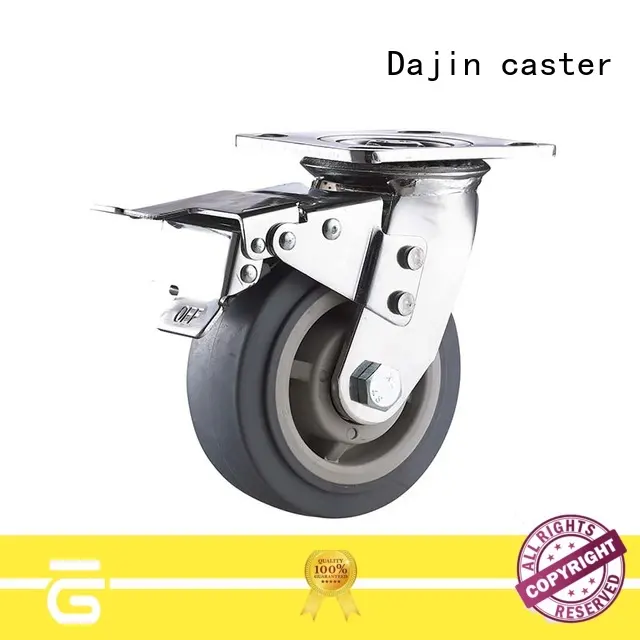 hot-sale heavy duty threaded stem casters top brand for truck Dajin caster 1