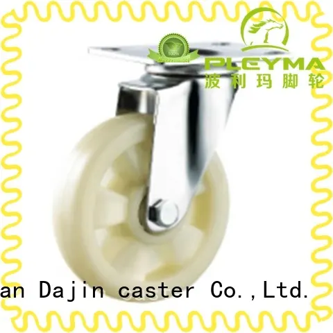 pp medium duty casters brake fro rack Dajin caster 1