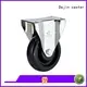 Dajin caster pu rigid caster wheels black trolleys 1