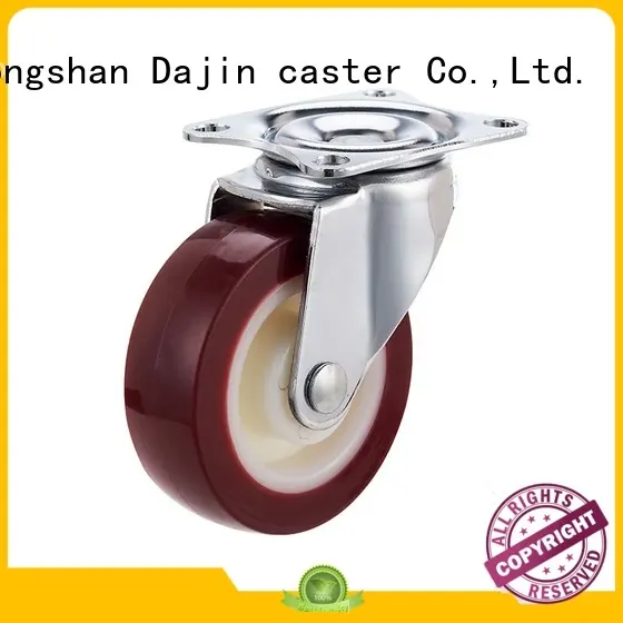 plastic light duty caster wheels swivel at discount Dajin caster 1