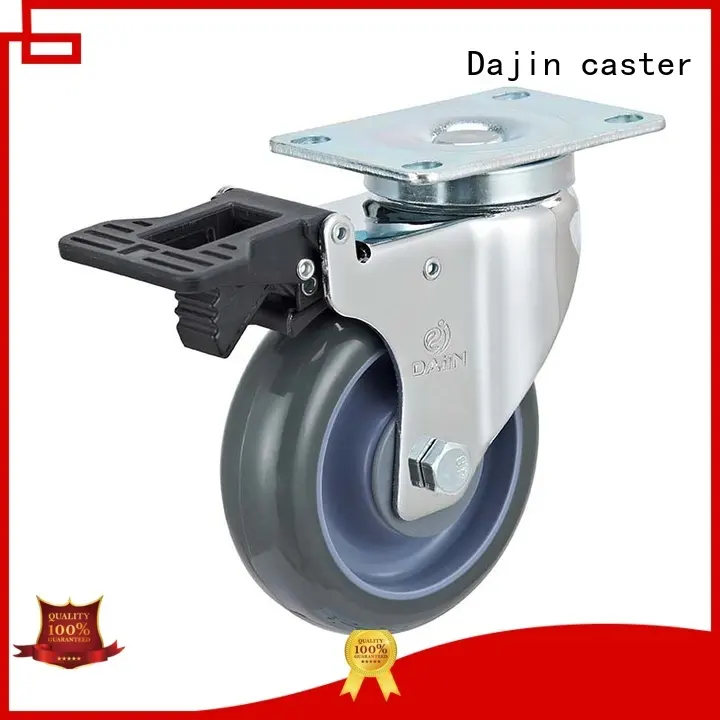 Dajin caster rigid 3 swivel caster economic for trolleys 1