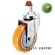 Dajin caster double 2 swivel caster wheels threaded for trolleys 1