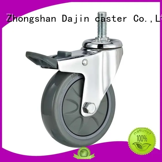 medium duty caster double for dollies Dajin caster 1