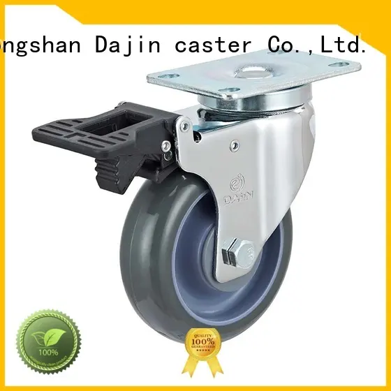 rigid 5 inch swivel caster wheels caster for dollies Dajin caster 1