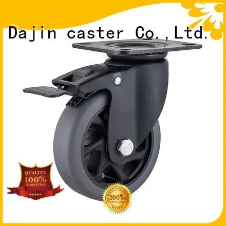 excellent heavy duty industrial casters pu for truck Dajin caster 1