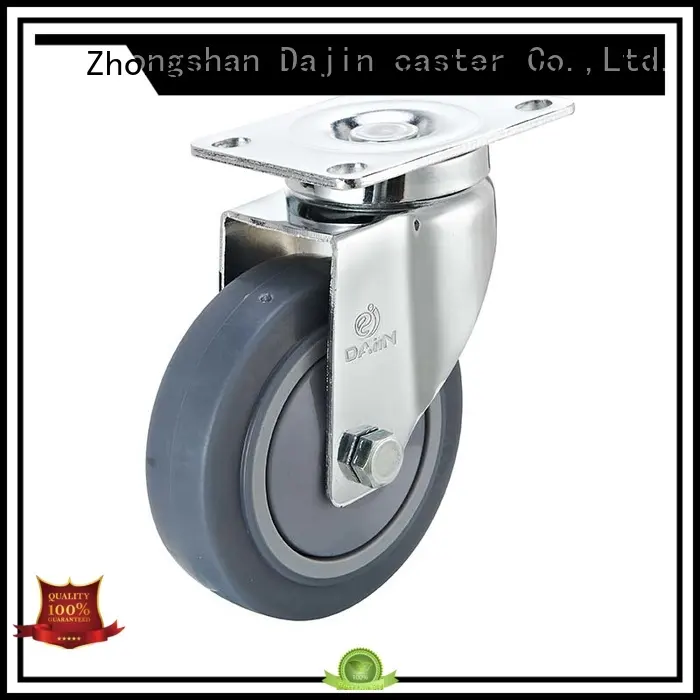 Dajin caster medium stem caster wheels threaded fro rack 1