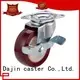 50mm PU wheel light duty swivel caster with brake 1