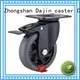 Medium-heavy duty swivel with total brake caster and wheel 1