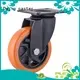 3/4/5/6 inch heavy duty Orange PU caster wheel swivel 1