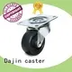 2-1/2 General duty plate swivel hard rubber caster wheel 1