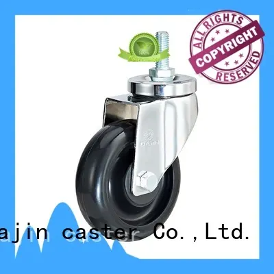 3,4,5 inch thread stem swivel ESD PU caster and wheel1 1