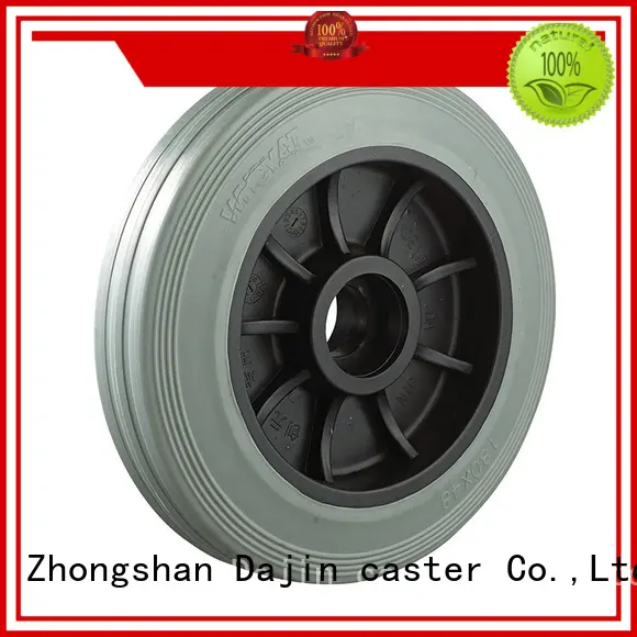 7 inch 180mm noiseless TPR wheel caster for Airport trolley 1