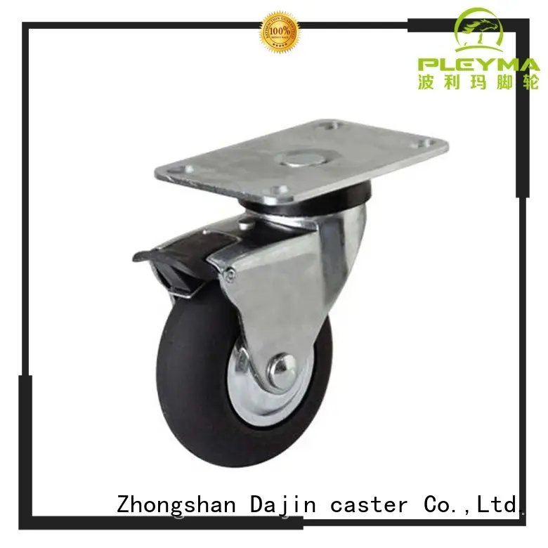 50mm Extra soft Hi-elastic swivel furniture TPR caster 1