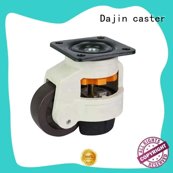 Footmaster style height adjustable Leveling caster Nylon wheel 1