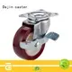 50mm PU wheel light duty swivel caster with brake1 1