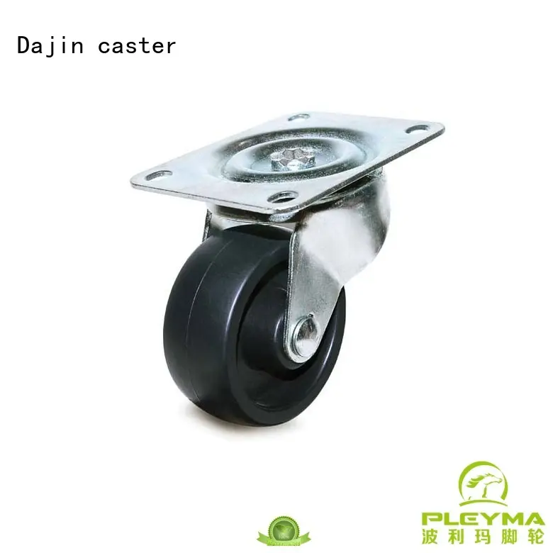 2-1/2 General duty plate swivel hard rubber caster wheel2 1