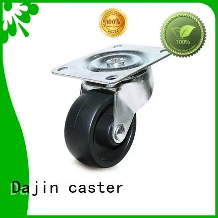 Dajin caster light-duty polyurethane wheels brake for wholesale 1