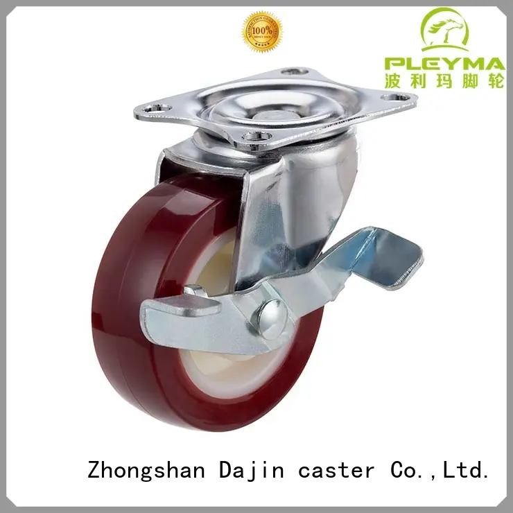 Dajin caster pu light duty casters furnishings for car 1