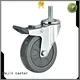 swivel dual wheel swivel caster brake for dollies Dajin caster 1