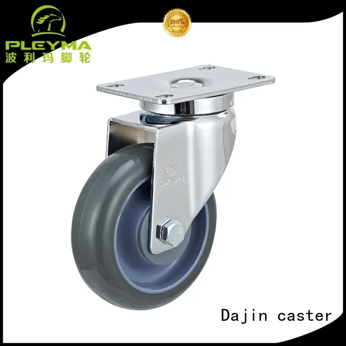 Dajin caster pp medium duty caster wheels for dollies 1