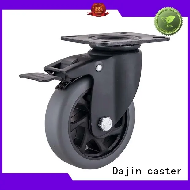 popular heavy duty swivel wheels truck metal brake Dajin caster 1