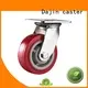 Dajin caster orange heavy duty swivel casters popular metal brake 1