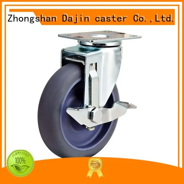 Dajin caster carts heavy trolley wheels bulk production for trolley 1