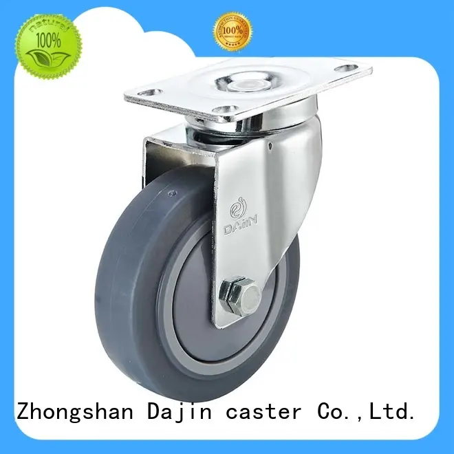 Dajin caster pp 6 inch swivel caster with brake mediumlight for dollies 1