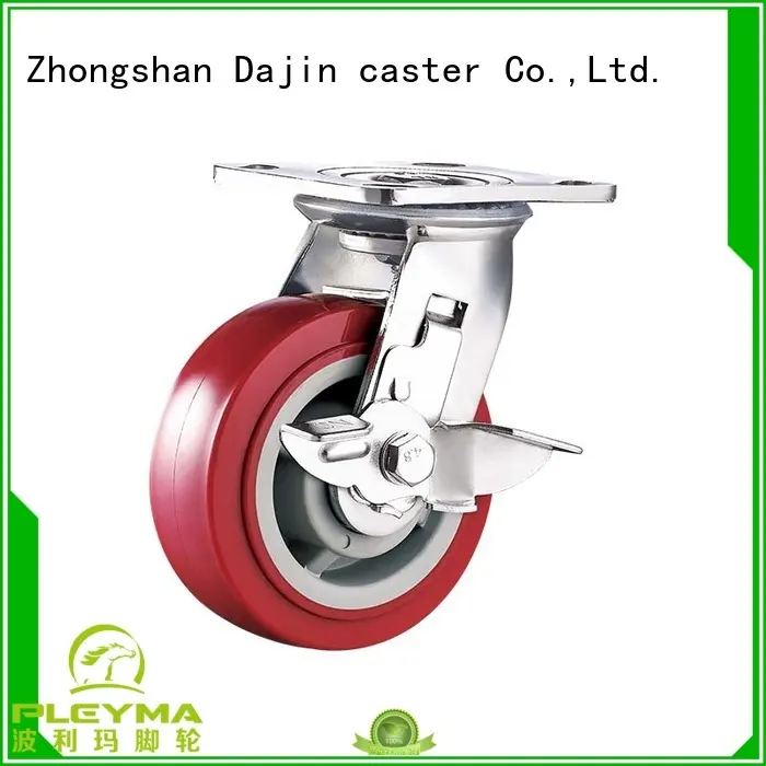Dajin caster medium heavy duty gate wheel popular for machine 1