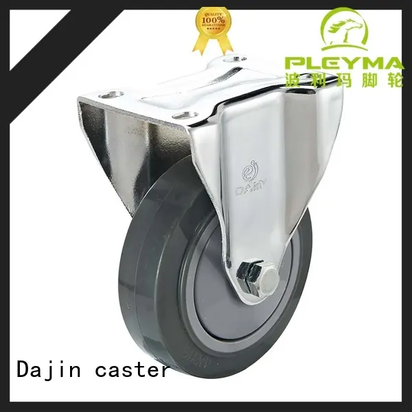 double 2 swivel casters tpr fro rack Dajin caster 1