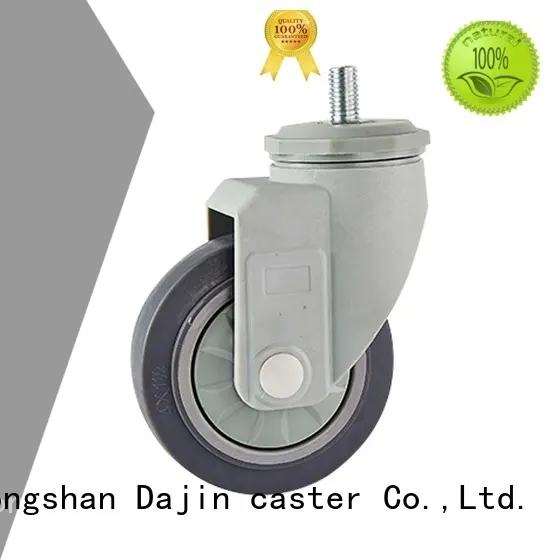 high quality trolley caster wheel hot-sale metal-brake Dajin caster 1