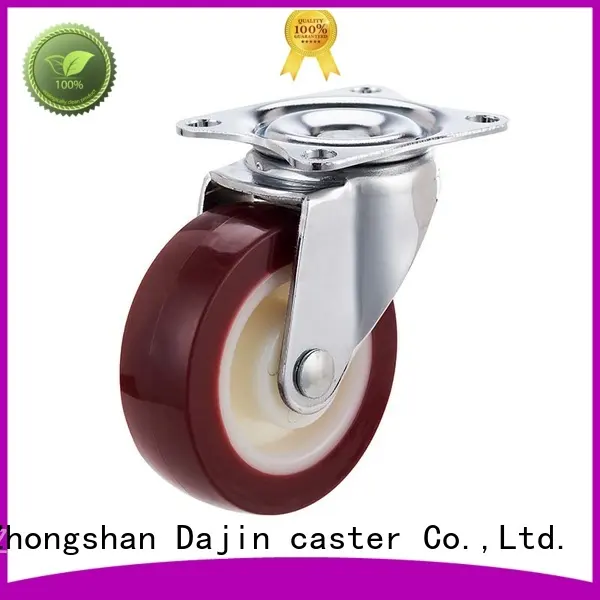 pu caster wheel brake for sale Dajin caster 1