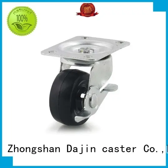 Dajin caster hard desk chair casters plastic for sale 1