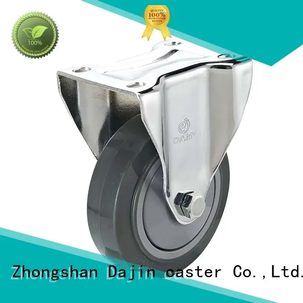 plastic medium duty swivel casters non-marking for trolleys 1