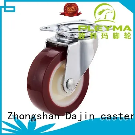 plastic chair casters metal for car Dajin caster 1