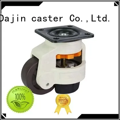 Dajin caster light-height leveling swivel caster top brand medical equipment 1