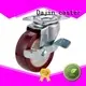 Dajin caster pu chair casters brake for wholesale 1