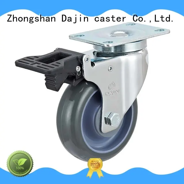 Dajin caster capacity 4 inch swivel caster wheels economic for trolleys 1