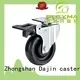 Dajin caster black anti static wheels castors pu food service carts 1