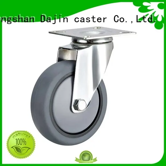 rigid small swivel casters institutional stem for trolleys 1