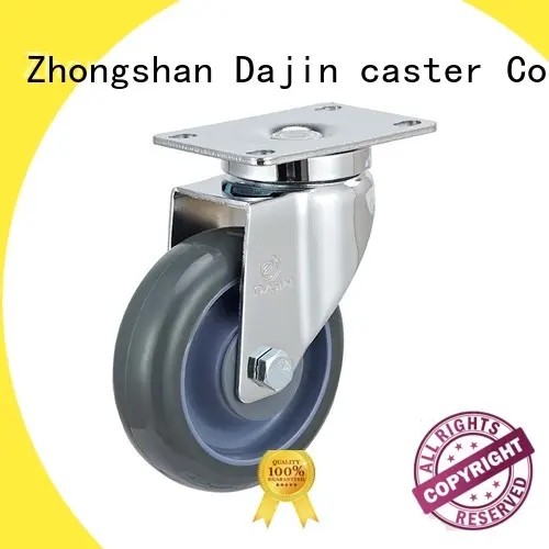 brake 3 swivel caster thread for trolleys Dajin caster 1