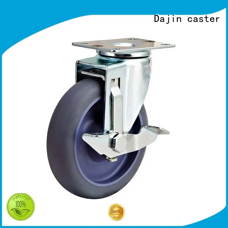 noiseless trolley casters cost-efficient for truck Dajin caster 1