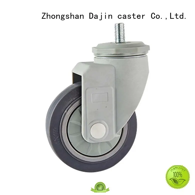 high-duty plastic caster wheels high quality fork double ball 1