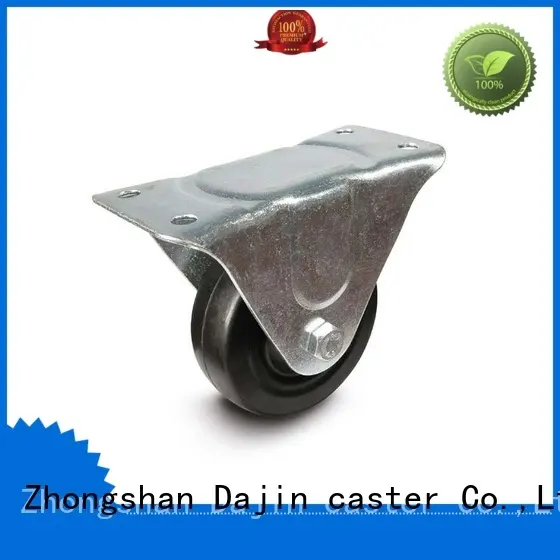 Dajin caster fixed office chair wheels plate for wholesale 1